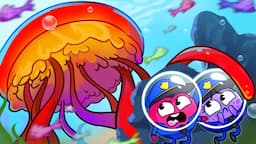 Underwater Monster | Police Rescue Adventure | Safety Tips | Kids Cartoons | Sheriff Cherry