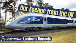 Our ESCAPE on Eurostar London to Brussels in standard class