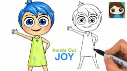 How to Draw Joy Easy | Inside Out 2 (New)