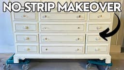 How to Easily Refinish Painted Furniture Without Stripping! DIY Guide