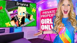 I Built a Secret GIRLS ONLY House! ft. Lizzy Capri