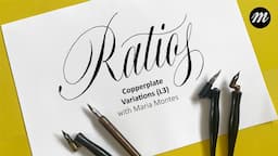 Copperplate Calligraphy Variations | Ratios (Part 2)