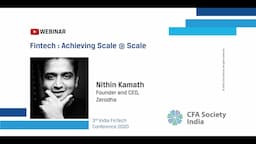 Fintech: Achieving Scale @ Scale | Nithin Kamath, Founder and CEO, Zerodha | #IndFintech