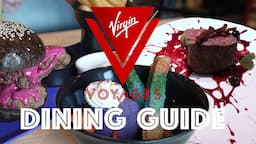 Virgin Voyages has FINE dining and FUN dining! Use THIS to plan your food on Scarlet/Valiant Lady