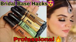 How to: Parlor Secret Bridal Base Hacks 😍 | LA girl Pro Concealer Makeup Tips and Tricks