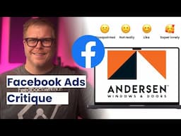 Facebook Ads Critique - Andersen Windows. Window Replacement Lead Generation