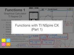 Functions with the TI Nspire CX Calculator - IGCSE  Mathematics (in class) - Part 1