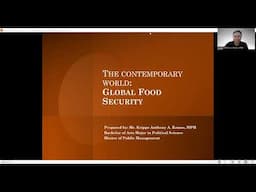 The Contemporary World: Global Food Security