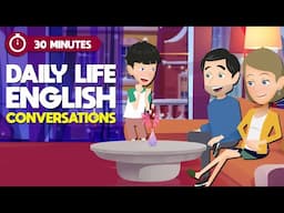 Learn English with Real life Conversations in 30 Minutes| Improve SPEAKING and LISTENING Skills