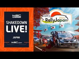 🔴 Shakedown LIVE | WRC FORUM8 Rally Japan 2024