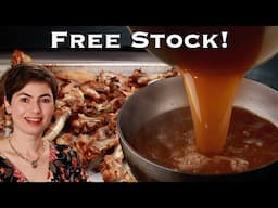 Re-Roasted Bone Stock (Free and Fabulous)