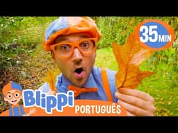 Blippi Aprende as Cores do Outono! | MELHORES EPISÓDIOS DO BLIPPI! | Vídeos Educativos para Crianças