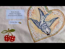 Journal with Stitch #jessiechorley #slowstitch #embroidery #sew #journal #handembroidery