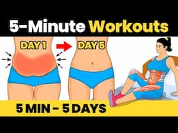 5 MINUTES FUN - QUICK BELLY WORKOUT - Do This For 5 Days & See What Happens 🔥