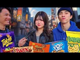 Japanese Try American Snacks For The First Time!