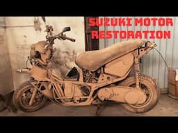 Suzuki Big Engine Motorcycle Restoration // Restoration My Suzuki Motorcycle To Its Former Glory!