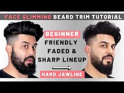 How to Trim your Beard Like a Pro | Beard Fade and Sharpest Line up (Beginner Friendly)