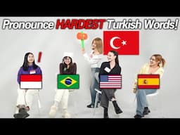 People Try To Pronounce The HARDEST Words In TURKISH! l Indonesia, USA, Brazil, Spain, Turkey