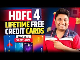 HDFC 4 Lifetime Free Credit Crads | Lifetime Free Credit Card Before Deewali