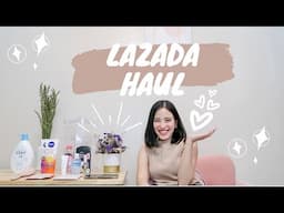 Lazada Haul + GIVEAWAY | self-care (Php119-966 pesos only)