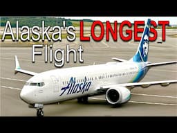 Flying ALASKA from ALASKA! 7 Hours in FIRST CLASS