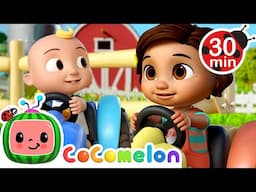 Nina's Chug Chug Tractor Play! 😄 | CoComelon Nursery Rhymes and Kids Songs | Animals for Kids