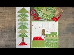 Tall Pine Tree  Quilt Block Tutorial!!