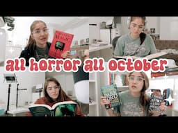 Reading ONLY Horror All October 👻 reading vlog 006