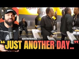 2 Black Spirit Airlines Employees Square Up to Fight at the Airport!