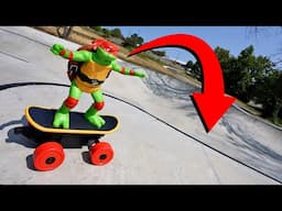 RC NINJA TURTLE AT THE SKATEPARK!