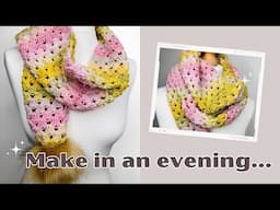 If You Only Crochet One Scarf This Year Make it This One!