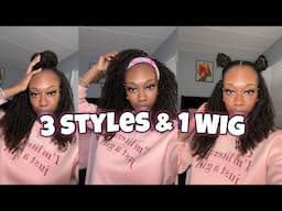 3 HAIRSTYLES | 1 KINKY CURLY WIG 🥰 ft. Dyhair777