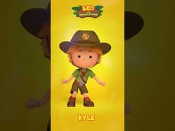 Toca Toca with Jane, Kyle, Peyo & their animal friends! 🪩🕺🏻| Leo the Wildlife Ranger #shorts #dance