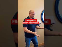 SUPRISING ELBOW CRACK!! Chiropractic Adjustment  #chiropractor #elbowpain  #chiropracticcare