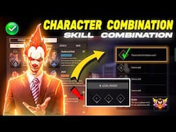 Best Character combination in Free Fire | BR rank combination in Free Fire | Character combination