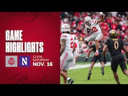 Ohio State vs. Northwestern HIghlights