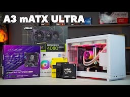 Giving mATX some love! Lian Li A3 buld with RTX 4080 and Core Ultra 7 265k