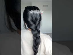 The best braid hack you need to try!! #hairtok #hairhacks #braids #braidstyles #eleganthairstyles