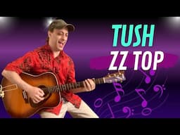 How To Play Tush by ZZ Top On Acoustic Guitar