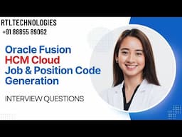 Oracle Fusion HCM | Global HR | Jobs | Positions | Cloud | Interview Prepration | Placement