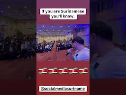 You just need to know ONE word for Suriname…🇸🇷 #Fawaka.