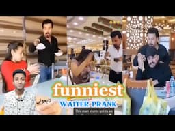 Funniest Waiter Prank Reaction 2024 😂Funny Scare Pranks