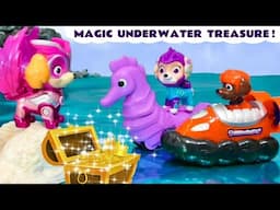 Magic underwater Treasure Rescue with Skye and Zuma