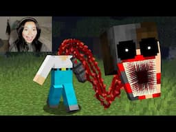 Minecraft But If You Scare Her, You Win