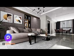 Architectural Animation | Living Room  | D5 Render | ArchViz Studio