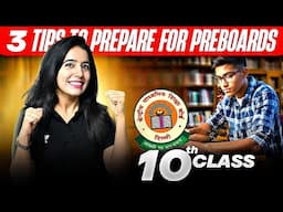 3 Tips to Prepare for Preboards 2025 | How to Study for Preboard Exams🔥|  Class 10th | Divya Mam