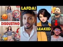 Tech Burner HUGE LAFDA!😳 She Crossed All LIMITS?😡😰, Ajaz Khan Reply CarryMinati & Purav Jha etc…