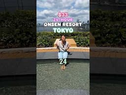 UNBELIEVABLE 24 Hour 9 Story Onsen Resort! NEW in Tokyo!