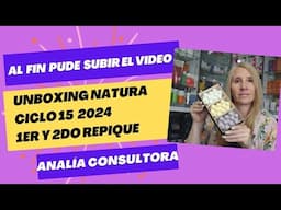 UNBOXING NATURA CICLO 15 1ER Y 2DO REPIQUE/NO PUDE SUBIR EL VIDEO ANTERIOR PORQUE SE GRABÓ MAL😱