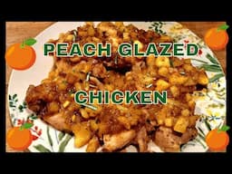 PEACH GLAZED CHICKEN SKILLET